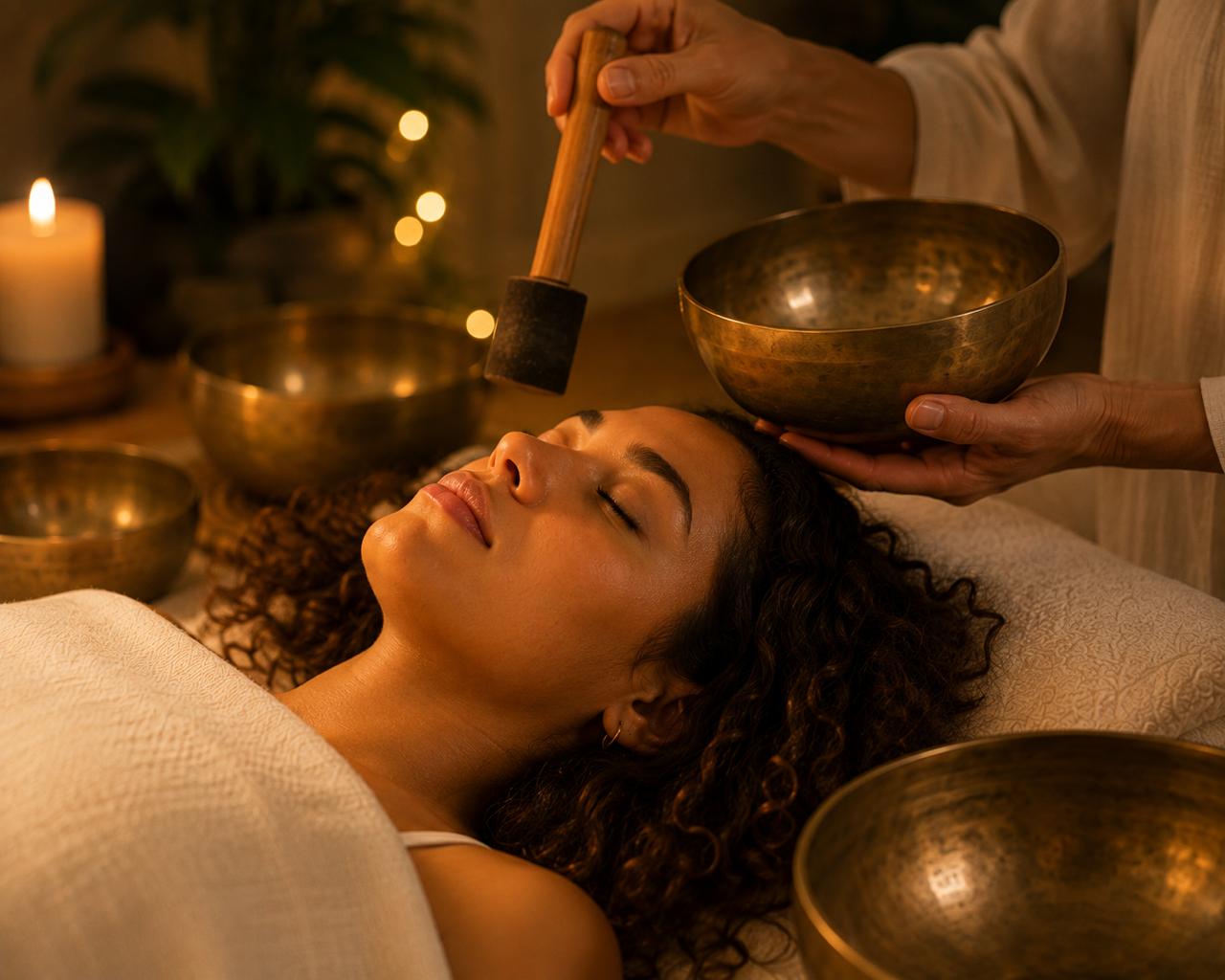 Sound Bath Therapy at Elysium Grove wellness centre in Goffs Oak, Hertfordshire